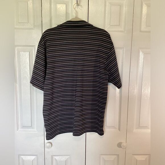 Tommy Armour - Men’s Dri-Logic Black Striped Polo - L - Picture 4 of 4
